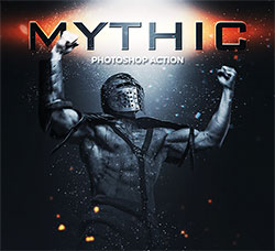 极品PS动作－星火战士(含高清视频教程)：Mythic Photoshop Action